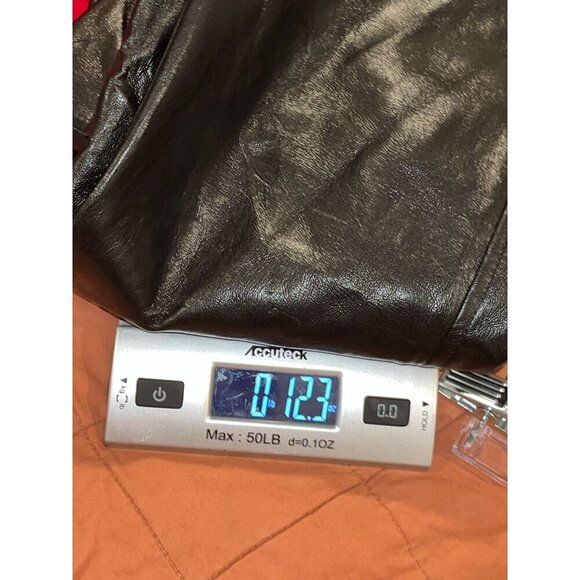 Babaton Black High Rise Faux Leather Straight-Leg Pants Women's Size 4 - Picture 11 of 11